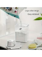 Mosópor és Szer Tároló Doboz Nagy Kapacitású Szappan Műanyag Háztartási Tároló