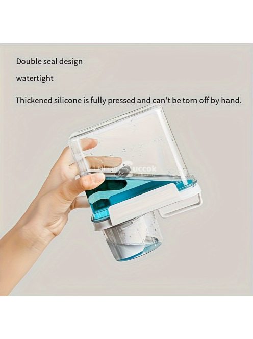 Mosópor és Szer Tároló Doboz Nagy Kapacitású Szappan Műanyag Háztartási Tároló