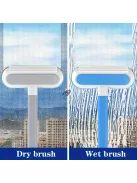 MagicFlex Ablaktisztító Kefe - Könnyű, Levehető és Kihúzható Nyéllel