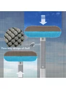 MagicFlex Ablaktisztító Kefe - Könnyű, Levehető és Kihúzható Nyéllel