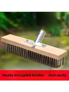   Rozsdamentes acél kemény sörtéjű kültéri tisztítókefe teraszhoz, fürdőszobához, medencéhez