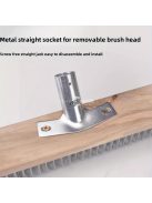 Rozsdamentes acél kemény sörtéjű kültéri tisztítókefe teraszhoz, fürdőszobához, medencéhez