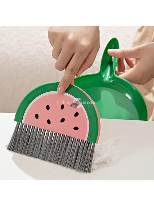 1 szett, mini tisztítókefe és szemeteslapát készlet