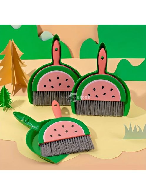 1 szett, mini tisztítókefe és szemeteslapát készlet