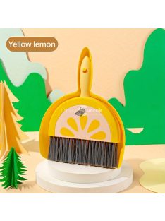 1 szett, mini tisztítókefe és szemeteslapát készlet