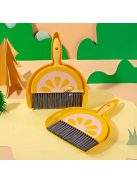 1 szett, mini tisztítókefe és szemeteslapát készlet