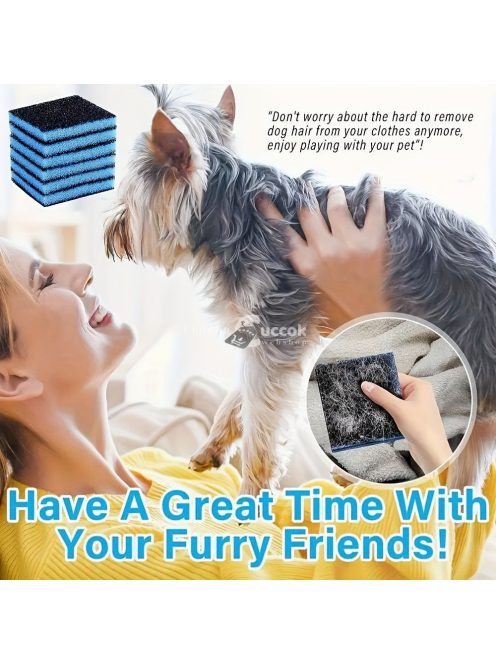 3db Praktikus szőrleszedő lap, mosáshoz