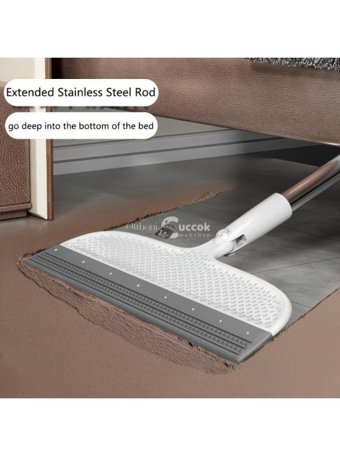 Joybos 2 az 1-ben varázsseprű - Szilikon gumi sörték, rozsdamentes acél fogantyú