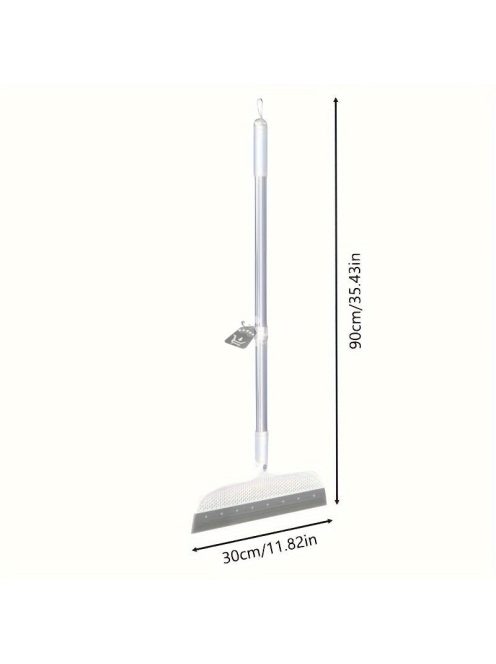 Joybos 2 az 1-ben varázsseprű - Szilikon gumi sörték, rozsdamentes acél fogantyú