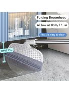 Joybos 2 az 1-ben varázsseprű - Szilikon gumi sörték, rozsdamentes acél fogantyú