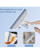 Joybos 2 az 1-ben varázsseprű - Szilikon gumi sörték, rozsdamentes acél fogantyú