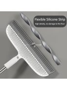 Joybos 2 az 1-ben varázsseprű - Szilikon gumi sörték, rozsdamentes acél fogantyú