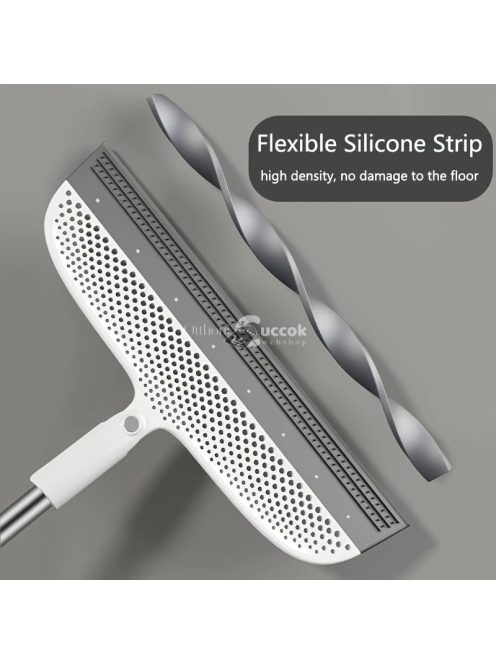 Joybos 2 az 1-ben varázsseprű - Szilikon gumi sörték, rozsdamentes acél fogantyú