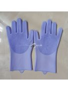 1 pár konyhai szilikon mosogatókesztyű