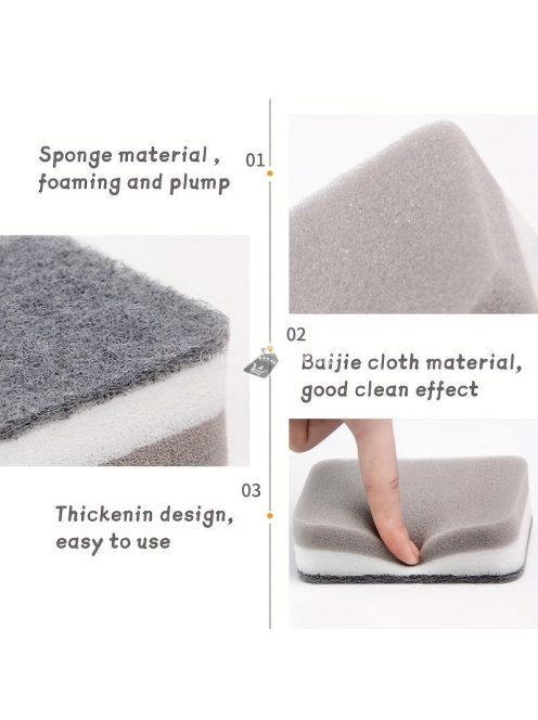 8 darab Dupla oldalú tisztító szivacs