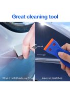 Készlet, Műanyag Borotvapenge-kaparók 10 Pengével - Festékeltávolító Kaparó, Ragasztóeltávolító Kaparó