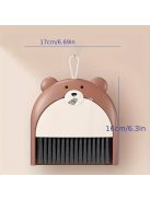 Aranyos medve mini seprű és szemeteslapát készlet