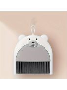 Aranyos medve mini seprű és szemeteslapát készlet