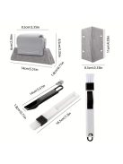 9 darab ablak tisztító kefekészlet 3 barázda résszel