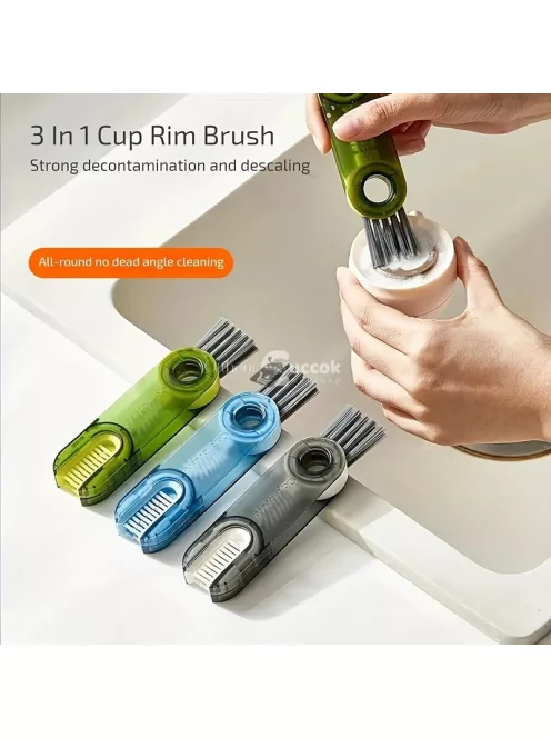 3 az 1-ben csésze, pohár tisztító kefe