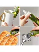 3 az 1-ben csésze, pohár tisztító kefe