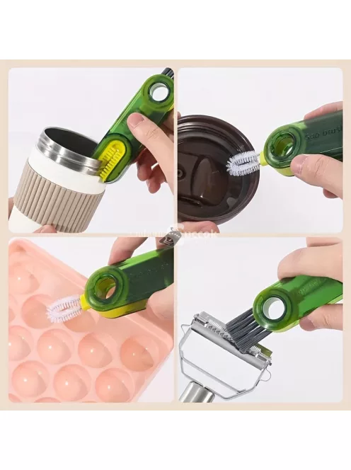 3 az 1-ben csésze, pohár tisztító kefe