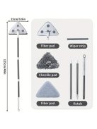 Joybos 2-az-1-ben felmosó és ablaktisztító készlet - Hosszabbítható nyéllel