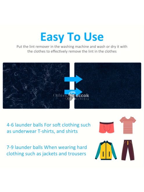 5db Állatszőr Eltávolító Golyók Mosáshoz