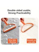 Kétoldalas szösz és szőreltávolító kézi kefe