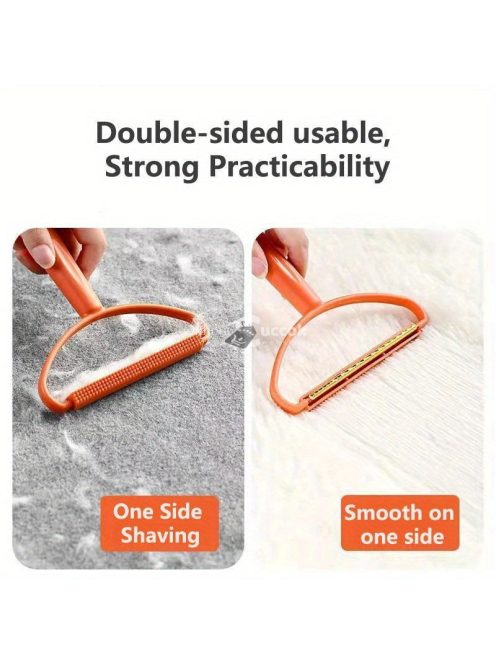 Kétoldalas szösz és szőreltávolító kézi kefe