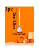 360°-os szilikon pohár tisztítókefe hosszú nyéllel