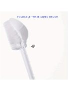 360°-os szilikon pohár tisztítókefe hosszú nyéllel