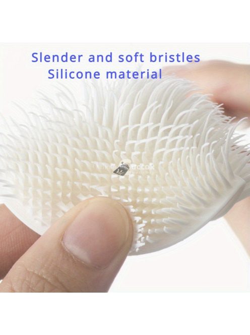 360°-os szilikon pohár tisztítókefe hosszú nyéllel