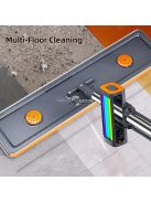 Rozsdamentes Acél Lapos Felmosó Tárolóval