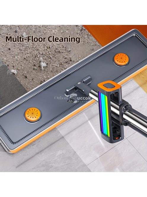 Rozsdamentes Acél Lapos Felmosó Tárolóval