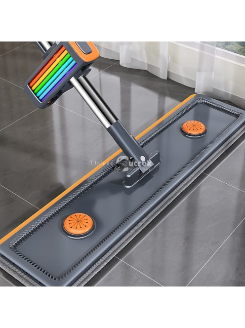 Rozsdamentes Acél Lapos Felmosó Tárolóval