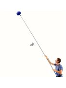 Pókháló eltávolító teleszkópos rúddal