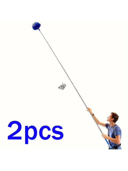 Pókháló eltávolító teleszkópos rúddal