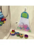 Nagy kapacitású játéktároló függő táska cipzárral