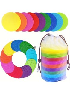 36 db Többszínű szőnyeg korongok