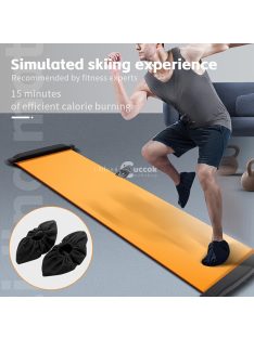   1.8 méter hosszú csúszópálya, beltéri gyorskorcsolya edző és fitnesz eszköz