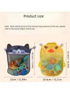 Fürdőszobai játék tároló akasztós háló