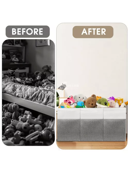 Extra nagy méretű játéktároló doboz fedéllel