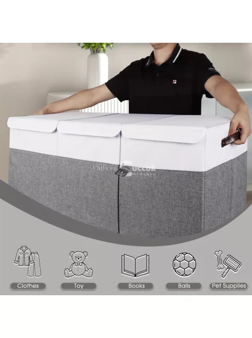 Extra nagy méretű játéktároló doboz fedéllel