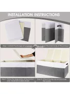 Extra nagy méretű játéktároló doboz fedéllel