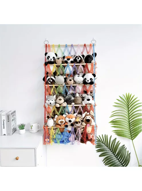 Plüssállat tároló háló