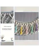 Kézzel szőtt játék tároló függőágy, dekoratív tároló