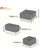 16 darabos Baba Ruházat és Pelenka Szervező Tároló