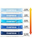 1 db ellenálló pántgumiszalag, guggoláshoz, fitneszhez, edzéshez