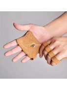 1 Pár Bőr Tenyérvédő Kesztyű